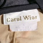 Vtg 1990s Carol Wior Black Purple Geometric Underwire Boy Shorts 2 Pc Bikini 8 Photo 3