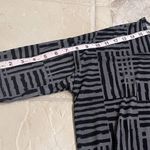 LuLaRoe Irma hi low scoop neck tunic top gray black stripe pullover medi… Photo 3