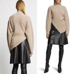 Proenza Schouler Rib Asymmetrical Merino Wool Sweater Photo 3