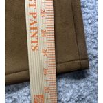 J. Jill Women's New Faux Suede Luxe Taylor Pants Ankle Straight Slim Leg 2P Brown Photo 8