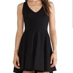 Eight Sixty  Black V-Neck Mini Dress Photo 2