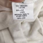 YC WHYCI Milano Shirt White Long Sleeve Size 40 Italian US Small Linen NWT Photo 8