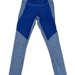 Outdoor Voices Blue Core Two Tone 7/8 Warm Up Leggings Photo 3
