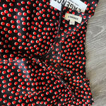 L'Agence L’AGENCE Ankle Pants Womens Size 4 Black With Red Polka Dot Photo 5