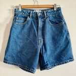 ZARA  Classic Blue Denim High Rise Shorts Photo 0