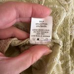 Lalavon Embroidered‎ Sage Green Lace Trim Peplum Tank Top Size Large Photo 7