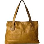 DARK'S Designs in Leather Tote American Bison Leather Made in USA Brown Photo 0