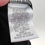 Umgee Black Faux Leather Side Stripe Pull On Elastic Waist High Rise Leggings Photo 4