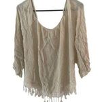 Blue Pepper Women's Top, Ivory Color, Size Large, B88, $35 Photo 0