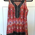 Notations Pink Flowy Hi-Low Embellished Tank Photo 0