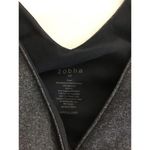 Zobha  Women Rouched Front Tank Top  Sz. 10 Gray EUC Ella Tank built in Bra Photo 6