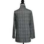 Haute Monde  Houndstooth Mid Length Blazer Coatagian Academia Norm Preppy Mature Photo 4