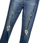 Abercrombie & Fitch Abercrombie Fitch Blue Distressed Highwaisted Ultra Skinny‎ Jeans Womens 24 New Photo 2