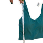 Aerie OFFLINE By Real Me Low Key Longline Sports Bra Small Fresh Teal NWT Gym Photo 7
