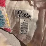 Lilly Pulitzer  Strapless Floral Embroidered Top Size 8 Cotton Summer Photo 5