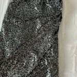 Crystal Sky Silver Sequins Mini Dress Photo 3