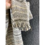 Banana Republic Women's Cardigan Sweater Wool Rabbit Hair Fringe Tweed Sz Medium Photo 8