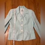 Le Suit  light blue tweed blazer Photo 4