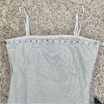 Lulus Memorable Glow White Fishnet Rhinestone Bodycon Midi Dress Large NWT Photo 8