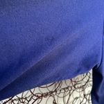 Vintage 90s Peter Popovitch Petite cardigan sweatshirt primary color LARGE? Blue Photo 5