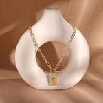 14K Gold Plated Cross Necklace, Non Photo 3