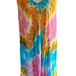 Riviera Sun Embroidered Boho Beach Coverup Dress Photo 0