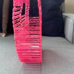 Cult Gaia  Pink Bamboo Bag Photo 1