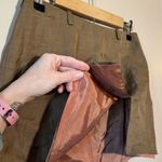 Laundry by Shelli Segal Brown Laundry Shelli Segal Vintage Mini Skirt Size 4 EUC Photo 4