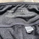 Reebok  Grey Capri Running Tights Small | Cropped Athletic Leggings Activewear Photo 5