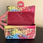 Graffiti Vibrant Multiple Color Shoulder Bag Blue Photo 9