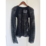 Opening Ceremony KYE Mesh Black Shirt Size Medium Sheer Punk Goth Grunge Style Photo 1