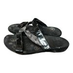 Vionic  Sandals Women’s Size‎ 9 Jodie floral leather black Photo 1