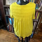 Free People  smocked shoulders flowy knit boho M top Photo 1
