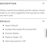 Vionic New  Teagan Leather Loafer in dark blue nubuck leathered Lug Sole Womens 5 Photo 1