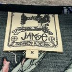 Jaase Anthropologie  Black Floral Wide Leg Bohemian Pant Jumpsuit Size Small S Photo 5