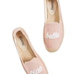 Soludos  Pink Canvas Ciao Bella Slip On Espadrilles Photo 0