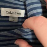 Calvin Klein NWT  Blue striped scuba sheath midi dress, 6 Photo 2