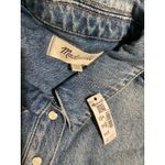 Madewell Dress Womens XXS Blue Denim Short Sleeve Collared Button Pockets Casual Photo 5