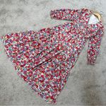 Bohme  Women’s Kendal Floral Maxi Dress Longsleeve V-Neck in Multicolor Size XS Photo 2