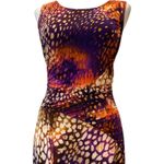 Vintage Dress Medium Large Y2K Fall Maxi Long Dress 90s RARE Cut Out back Boho Purple Photo 1