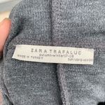 ZARA  pearl embellished pullover gray hoodie sweater jacket size small‎ Photo 3