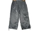 FILA  athletic running workout Cargo Straight leg Capri Medium silver‎ grey rare Photo 3