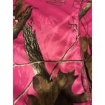Realtree  Women's Juniors Camo Pink Short Sleeve Shirt ActiveT-Shirt Size Large Photo 1
