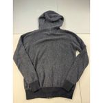 Carbon Women's Gray 100% Cotton Knit Full Zip Hooded Sweater Small Photo 2
