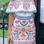 Jealous Tomato  Off-Shoulder Multicolor Mini Dress Photo 0