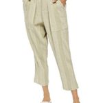 Free People Semi Sweet Cropped Pants in Sage Combo Super High Rise Small Photo 0