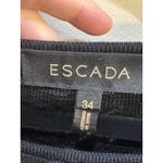 Escada Silk Blend Beaded Sweater Blouse Lace Black Size 34 US 4 Black Photo 9