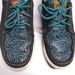 Twisted X  Women's Tooled Kicks Shoes Gray Teal Casual Size 7.5 Photo 7