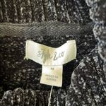 Style & Co . Women's Cowlneck Tunic velvety fabric Sweater deep black size Medium Photo 2