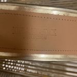 Truffle Collection  Gold Strap Square Front Heel Size 6 Photo 2